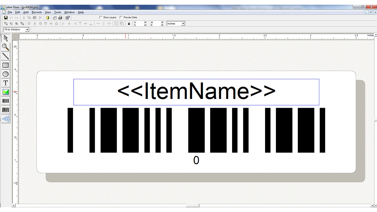 screenshot of Label Flow